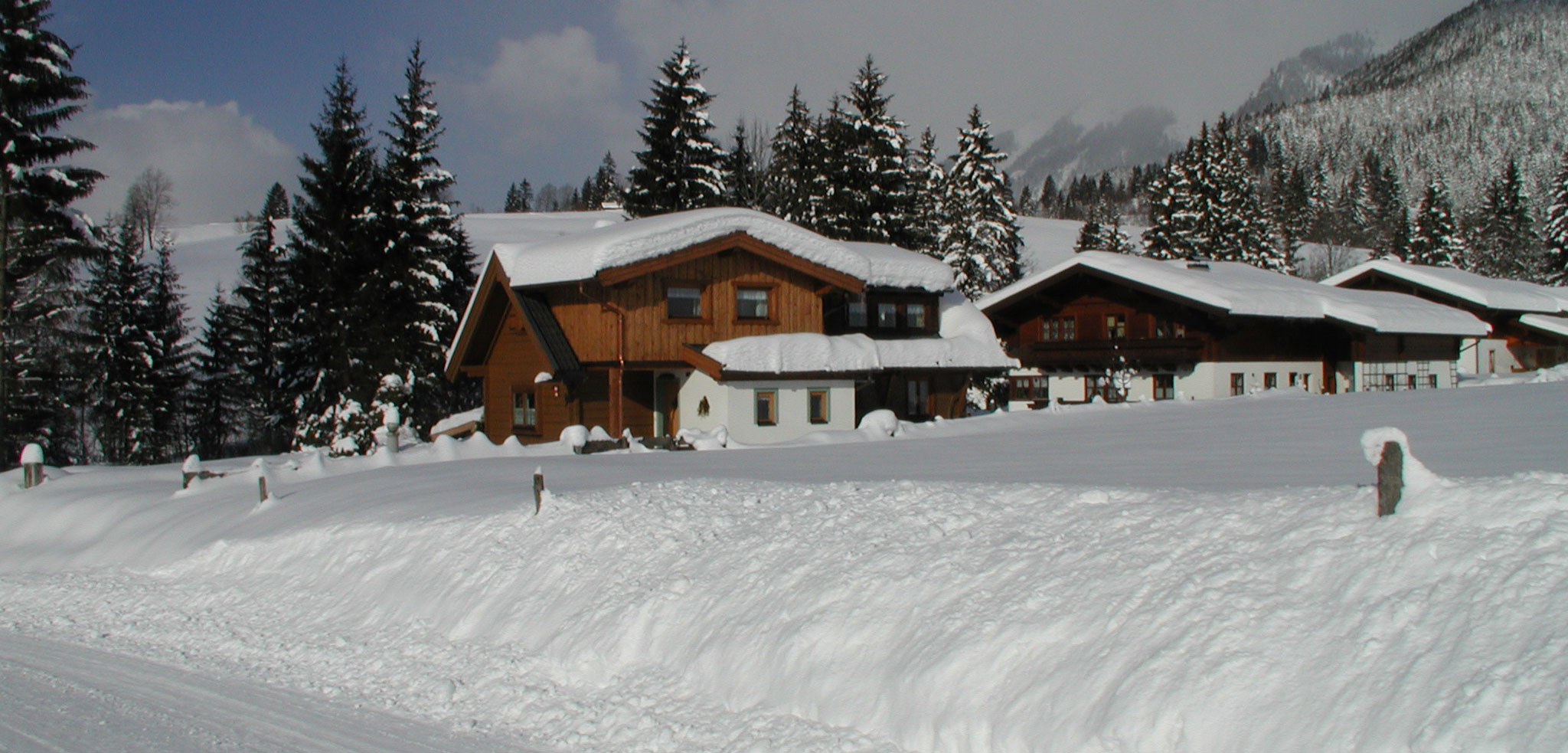 Ferienhäusl Winter Aussen